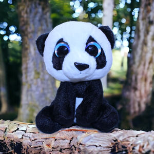 2018 Tactic Games Lumo Stars Pan the Panda Stuffed Animal Plush Toy